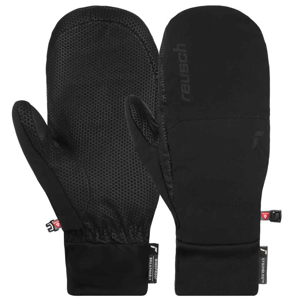 Rękawice skiturowe z koziej skóry Primaloft Reusch Kavik Touch-Tec 7700 Mitten czarny