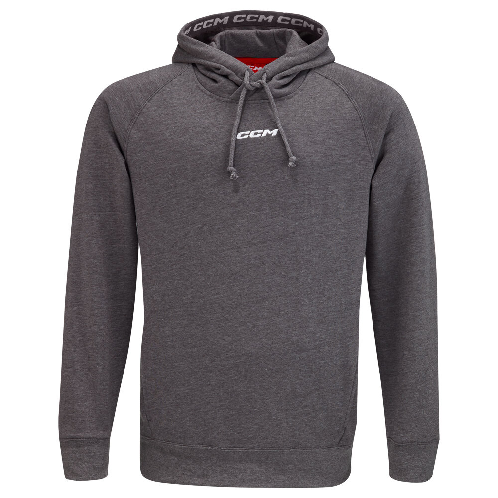 Bluza dziecięca CCM Team Fleece Pullover Hoodie Dark Grey M