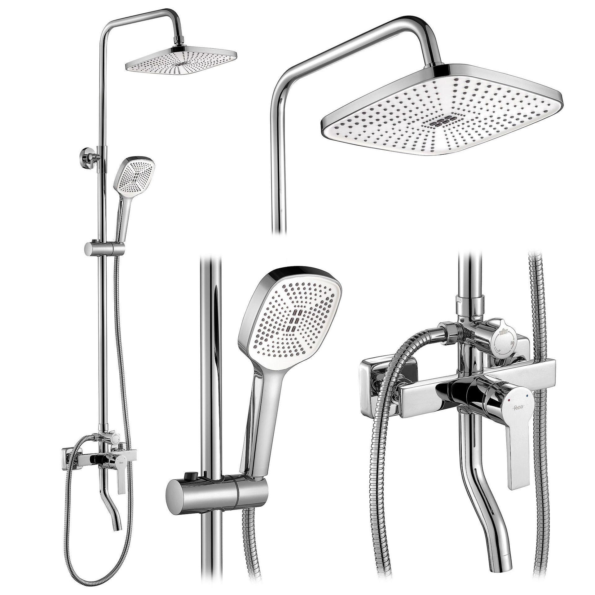 Rea Zestaw Natryskowy REA ARGUS CHROM