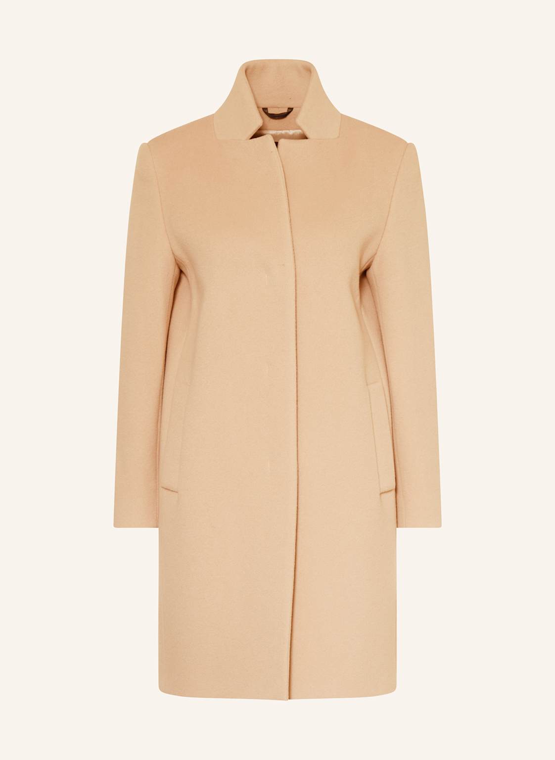 Icons Cinzia Rocca Płaszcz Wełniany beige