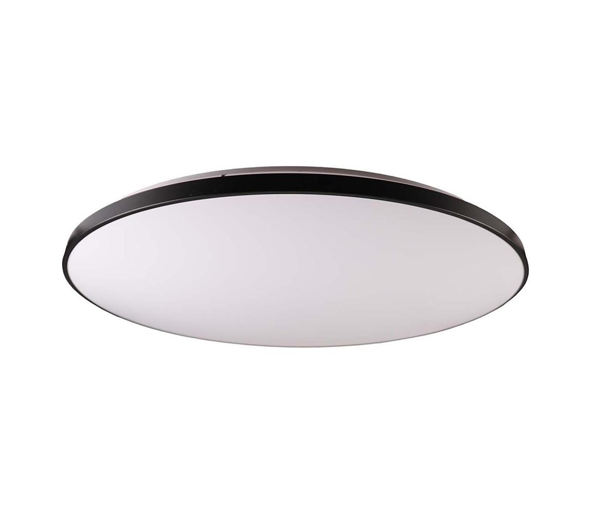 LED Plafon ściemnialny KERN LED/80W/230V śr. 80 cm czarny + pilot zdalnego sterowania