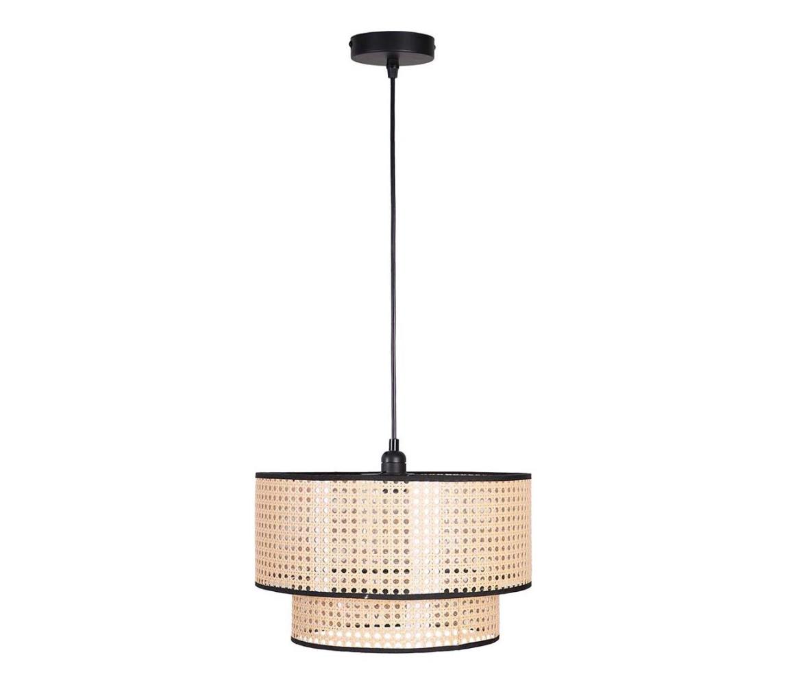 Żyrandol na lince TAKARA 1xE27/20W/230V śr. 40 cm beżowy