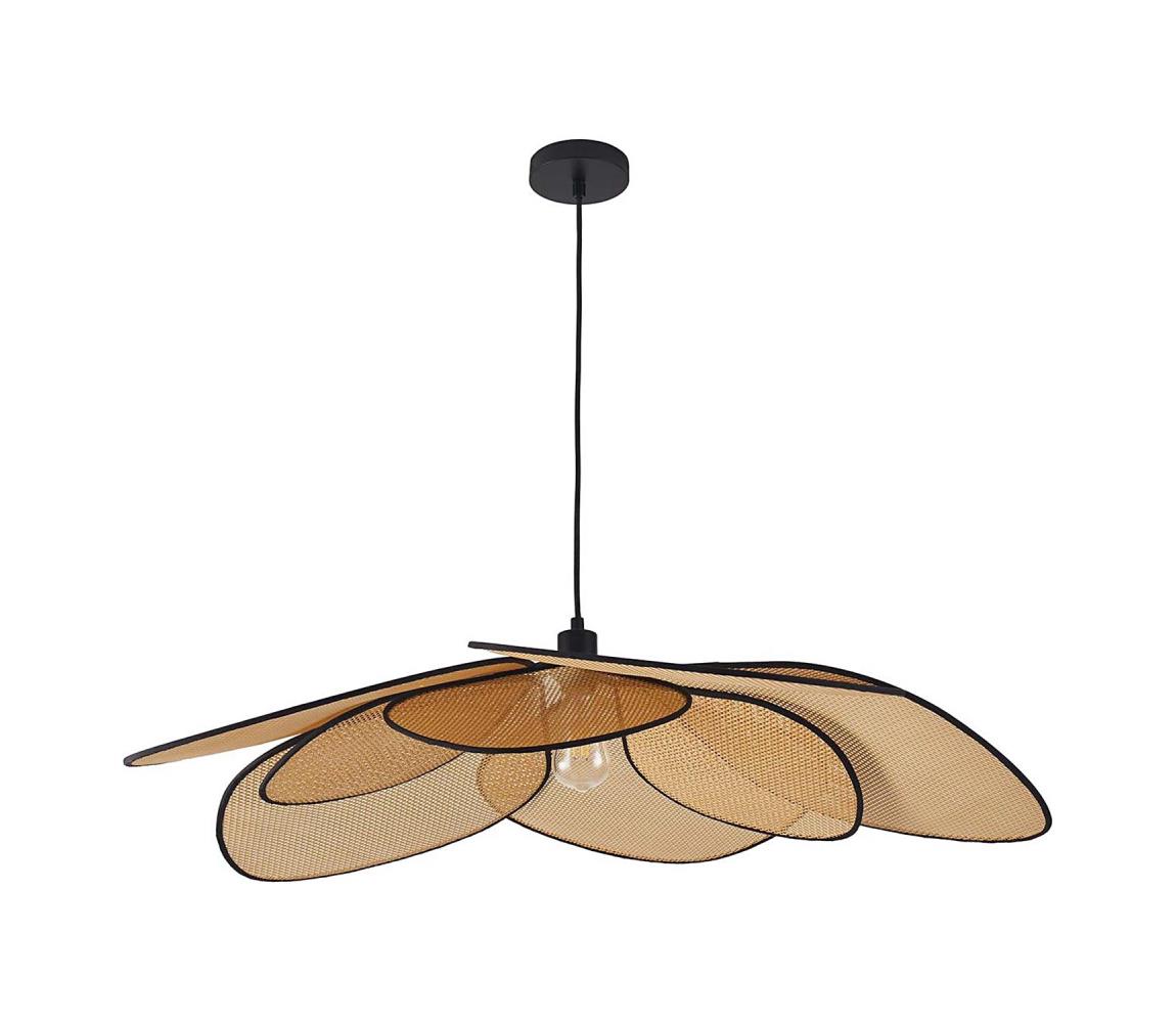 Żyrandol na lince TOBAGO 1xE27/20W/230V śr. 100 cm beżowy