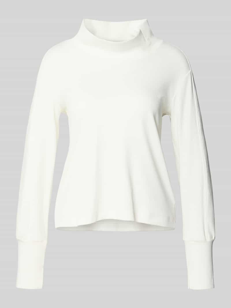 Sweter z dzianiny ze stójką