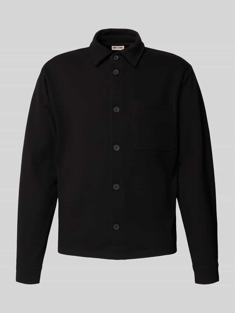 Koszula casualowa o kroju relaxed fit z dodatkiem wiskozy model ‘NEW KODYL’