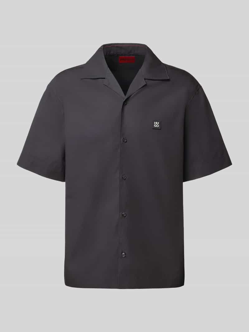 Koszula casualowa o kroju oversized z czystej bawełny model ‘ESPINO’