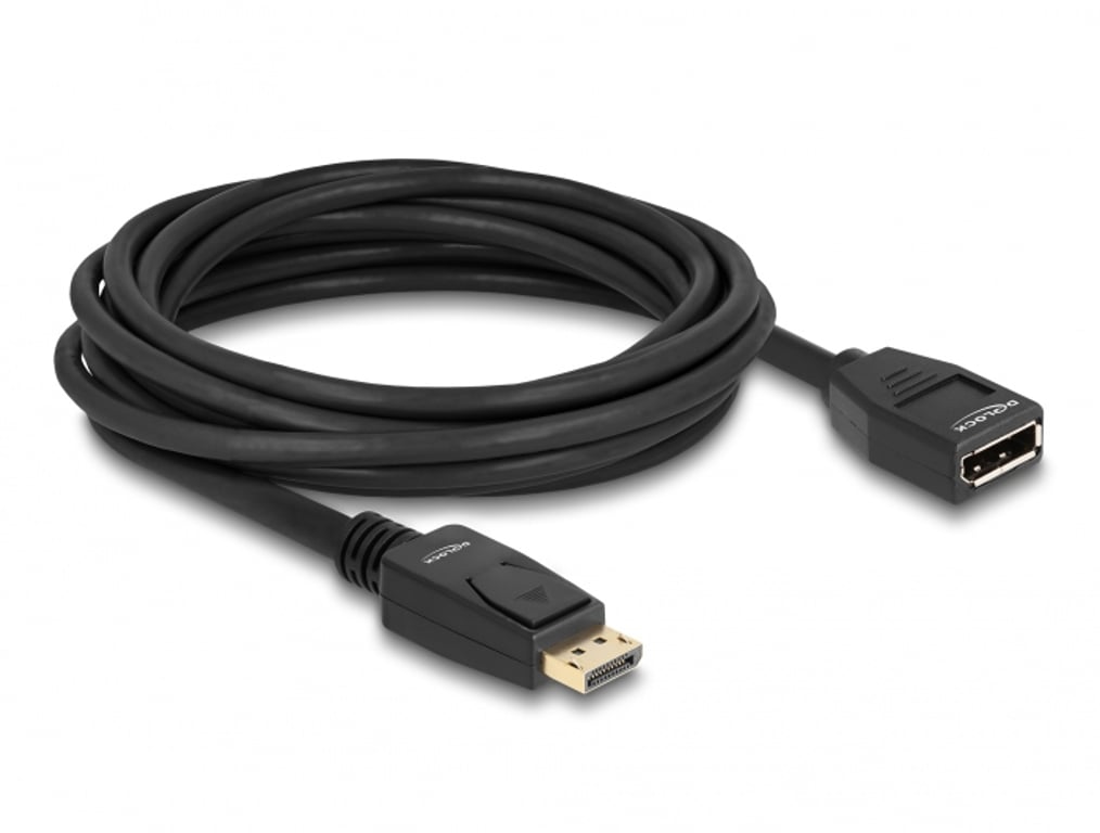 DeLOCK 80004 kabel DisplayPort 5 m Czarny 80004