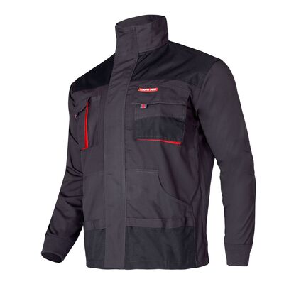 LAHTI PRO Bluza ochronna LPBR01 grafitowo czerwona M (50)