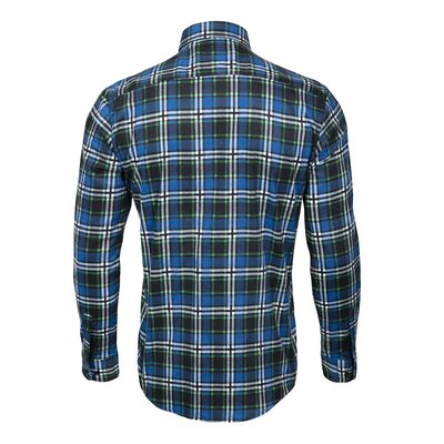 LAHTI PRO Koszula flanelowa LPKF3 niebieska 2XL