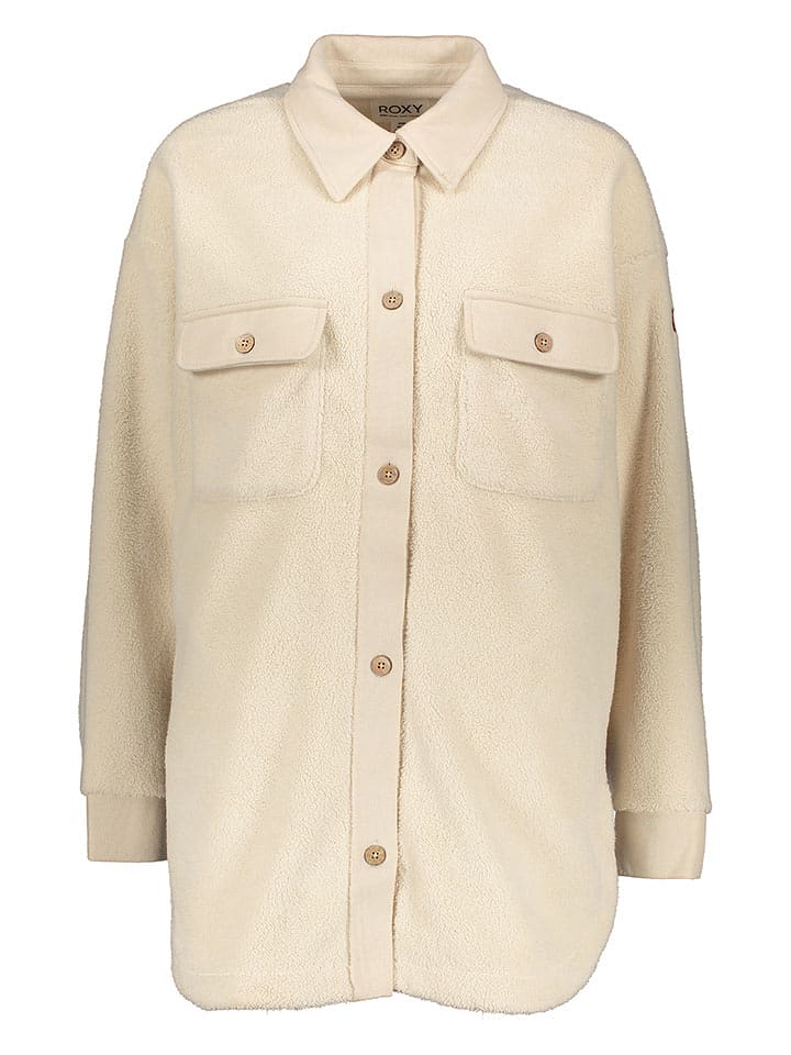 Roxy Kurtka koszulowa w kolorze beżowym