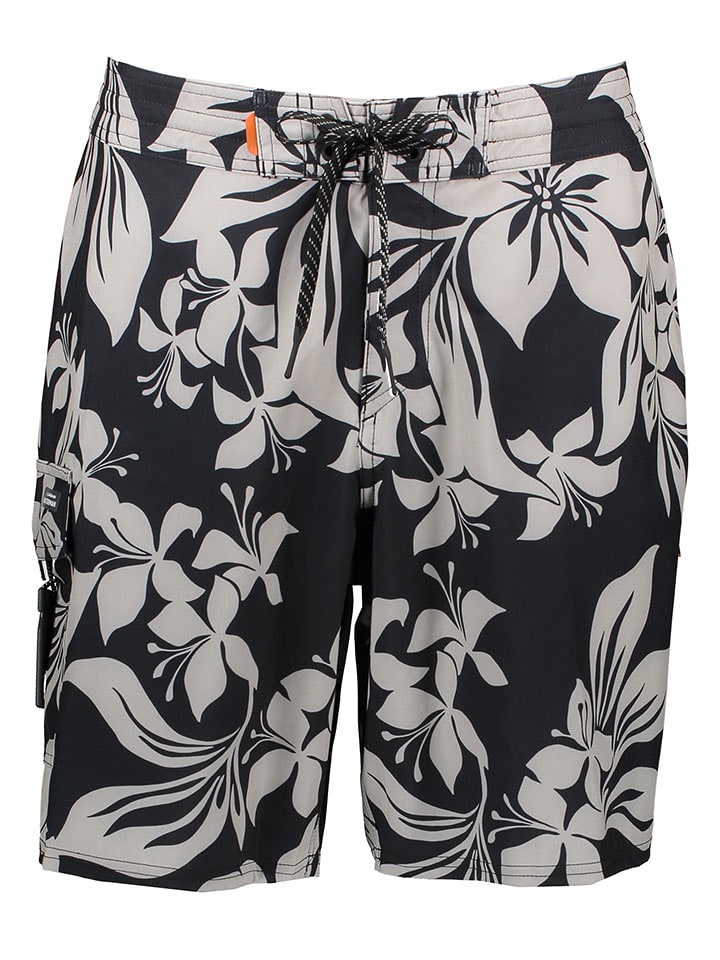 Quiksilver Szorty kąpielowe w kolorze szaro-czarnym