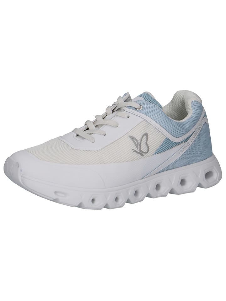 Caprice Sneakersy w kolorze biało-błękitnym