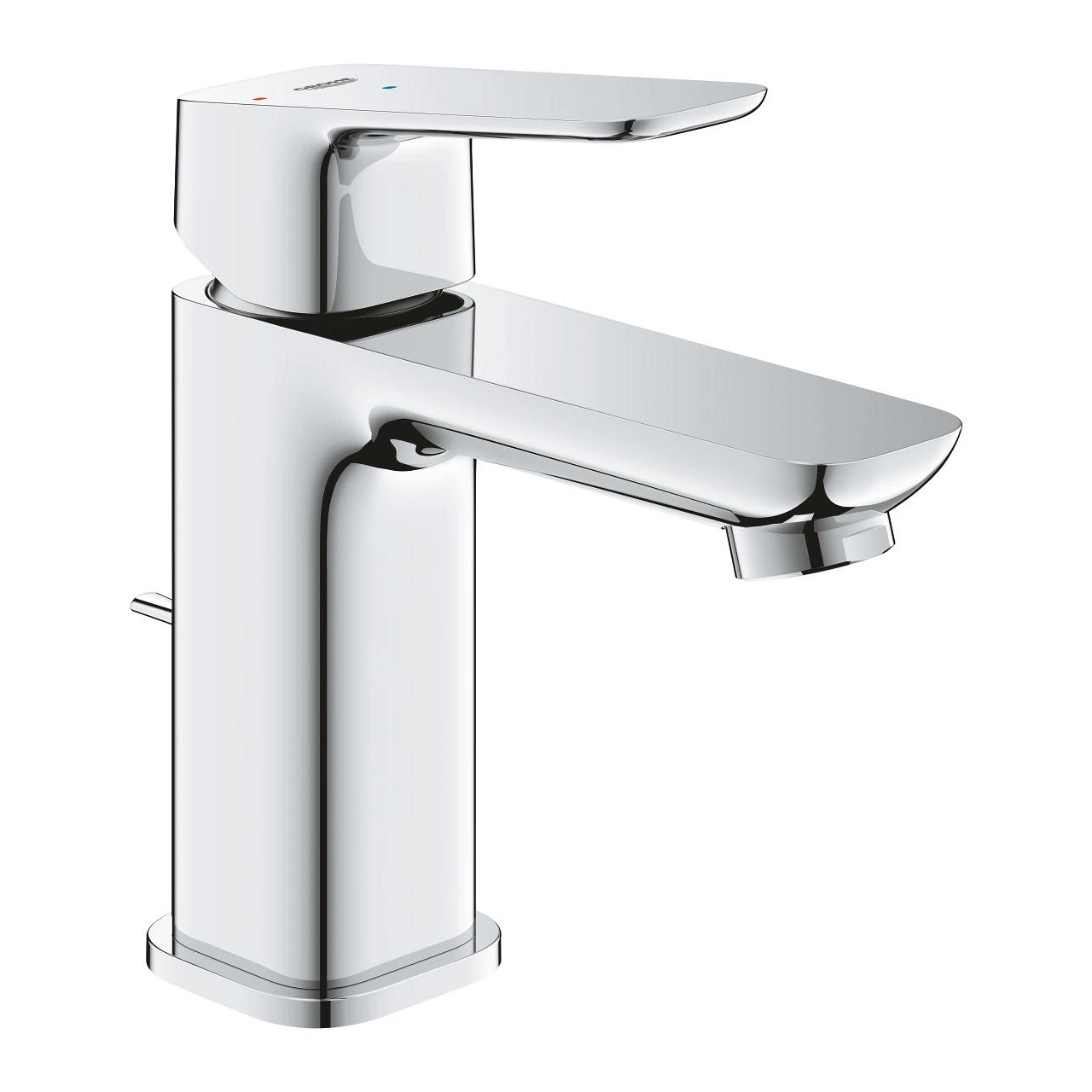 GROHE 1017300000 ubeo Bateria umywalkowa, Rozmiar S, chrom połysk, z korkiem automatycznym