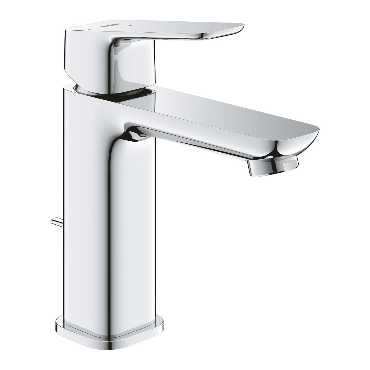 GROHE 1017560000 Cubeo Bateria umywalkowa, Rozmiar M, chrom połysk, korek automatyczny