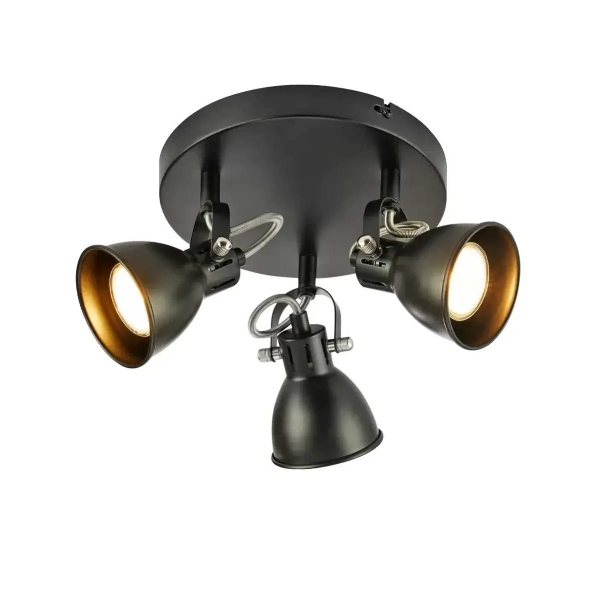 Lampa sufitowa Mion 108847 potrójna regulowana metalowa czarna