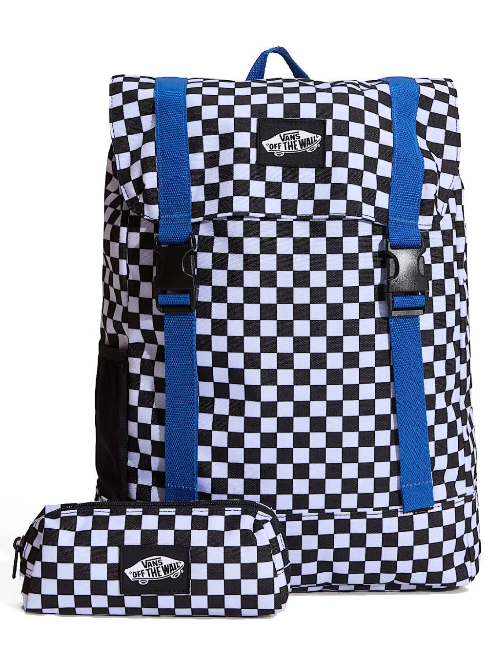 Plecak miejski z piórnikiem Vans Utility - checkerboard black / white