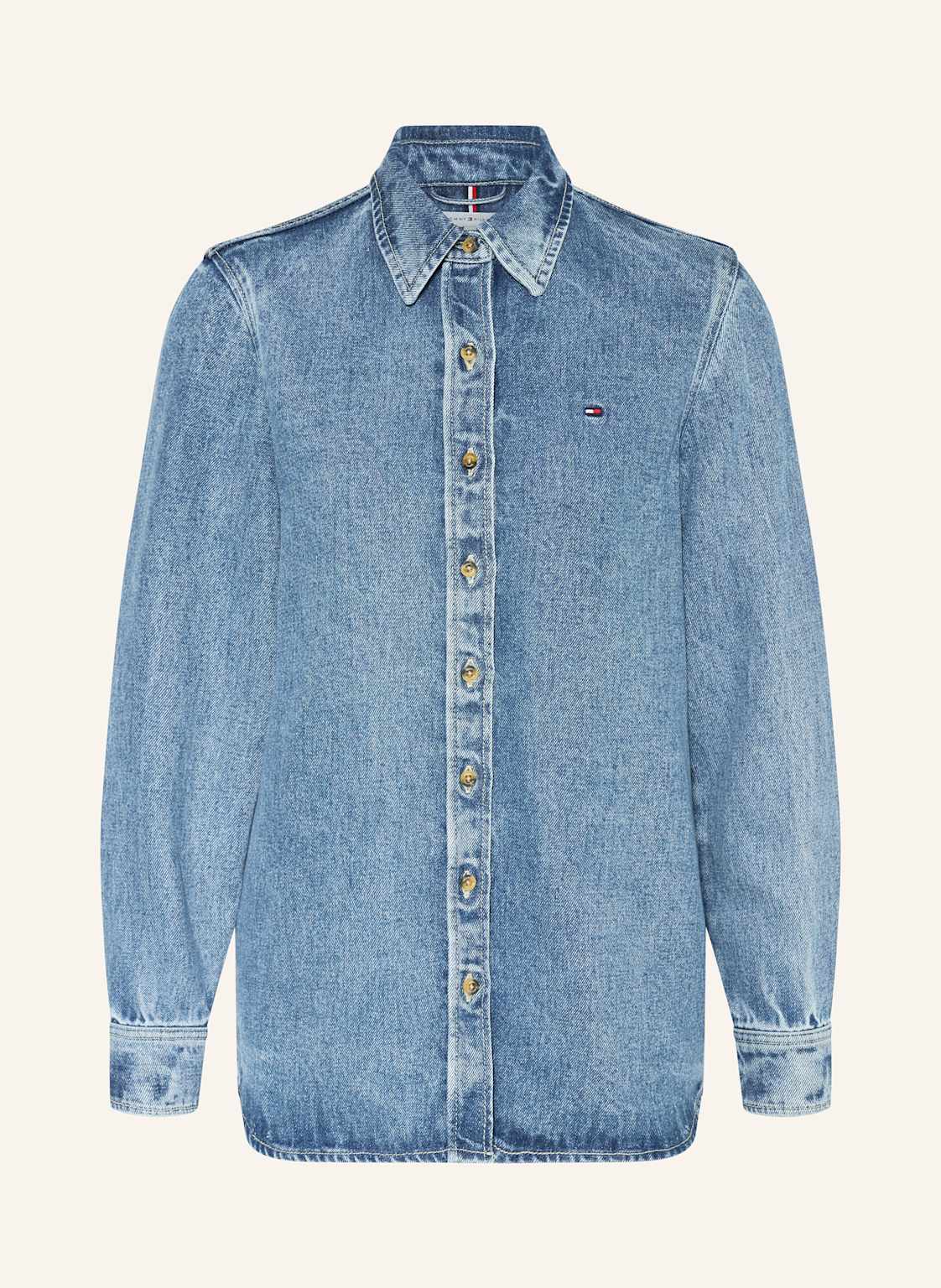 Tommy Hilfiger Bluzka Jeansowa Lana blau