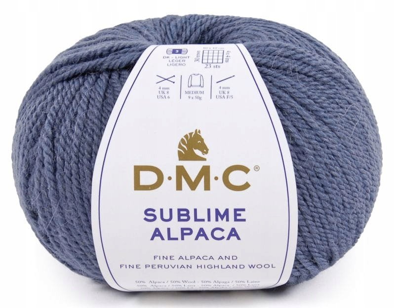 wełna DMC SUBLIME ALPACA kol. 716 / stalowy