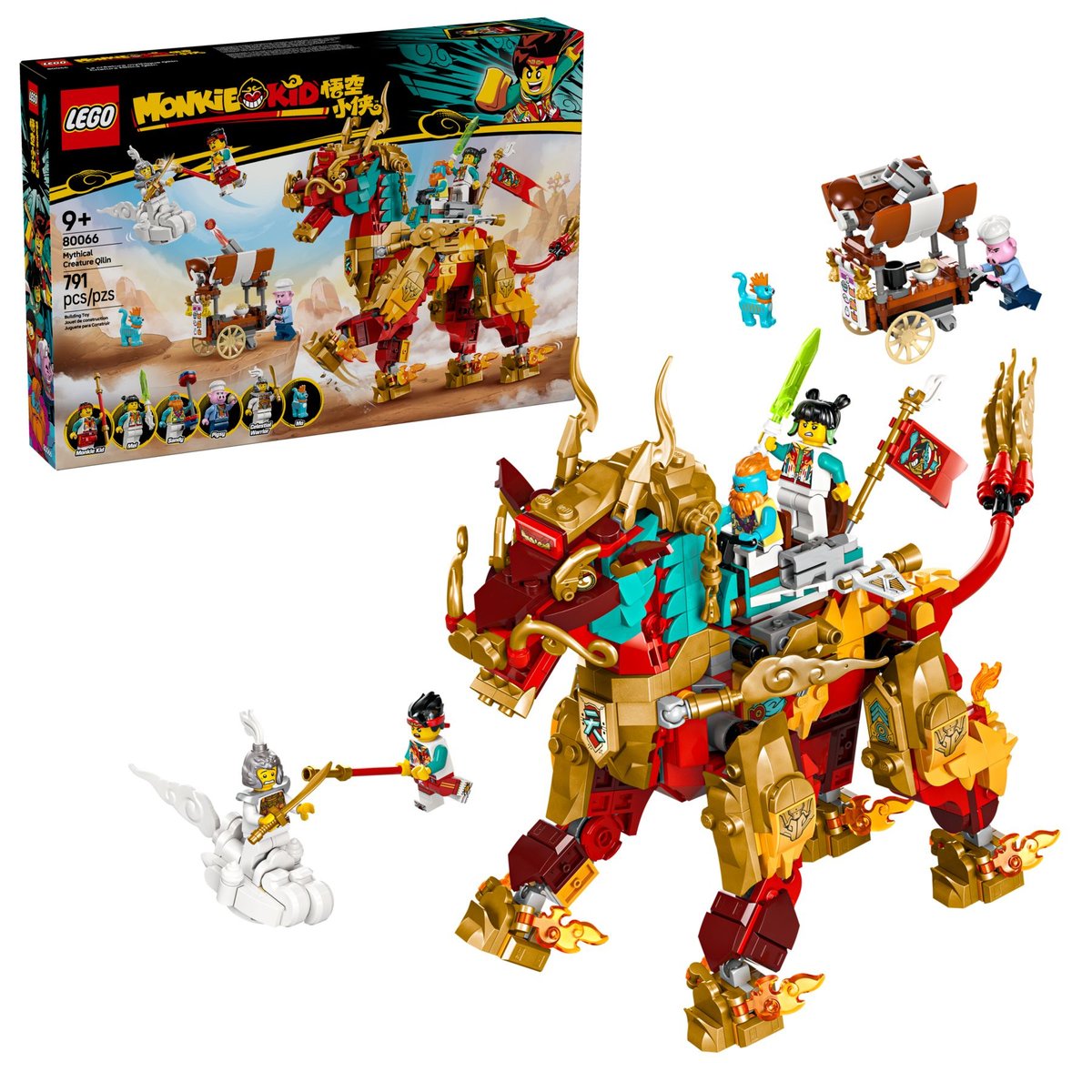 LEGO® 80066 Monkie Kid - Mityczne stworzenie Qilin