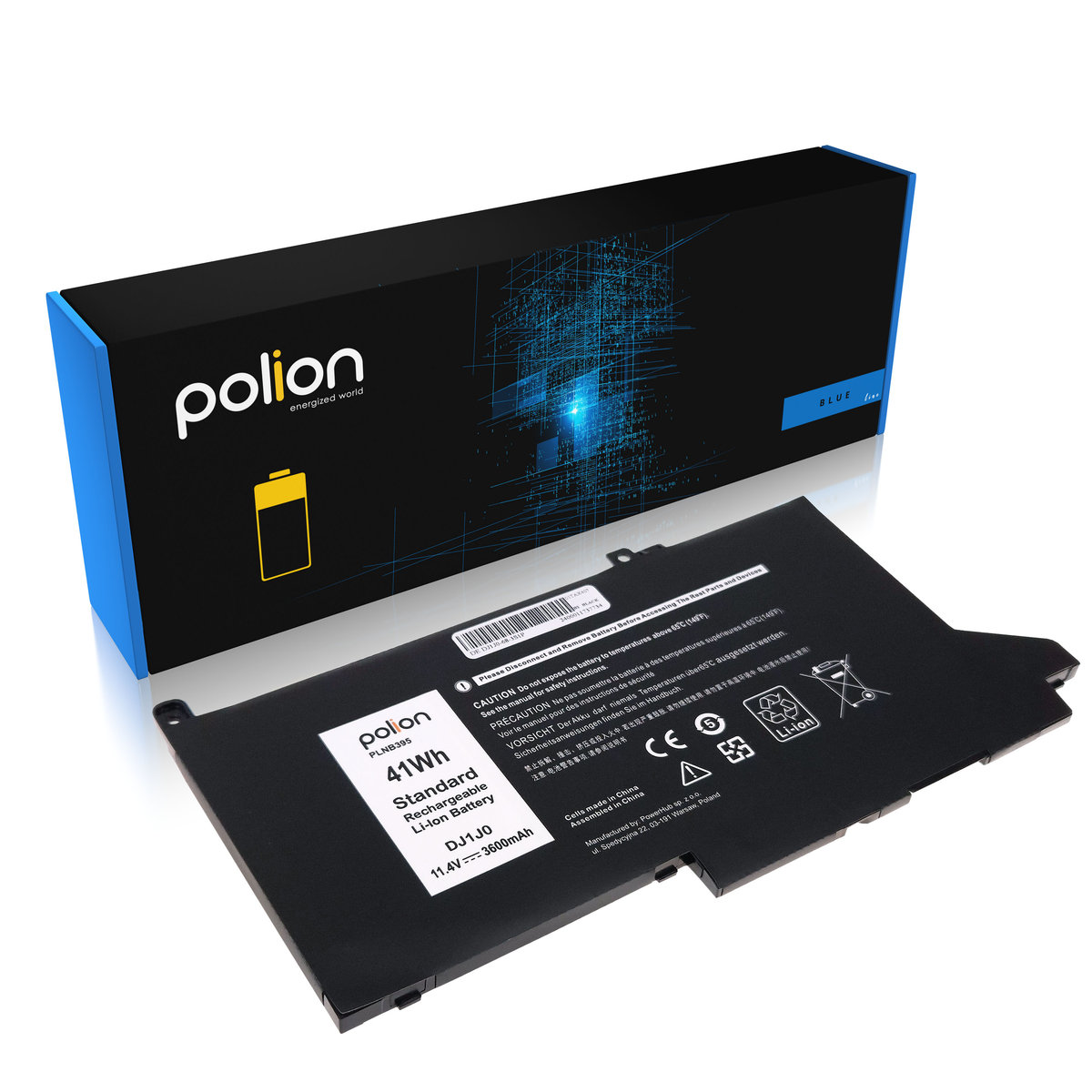 Bateria DJ1J0 do DELL Latitude 7290 7380 7390 7490 E7000 E7280 E7480