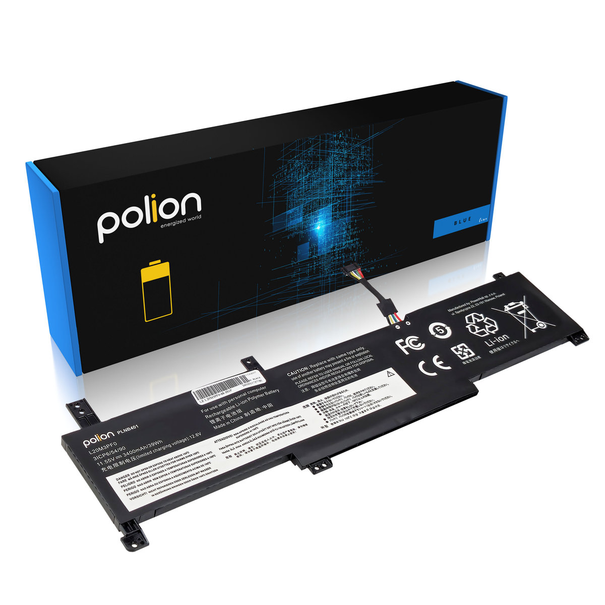 Bateria L20M3PF0 do LENOVO Ideapad V14 V15 V17 K14 S14