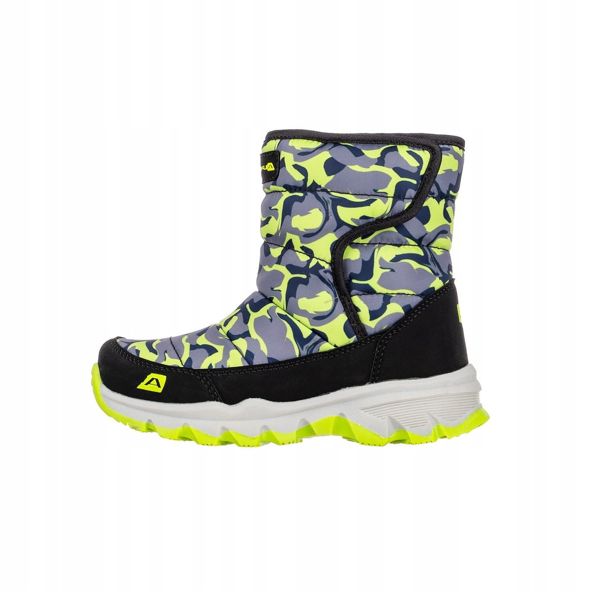 ALPINE PRO Buty dziecięce zimowe ocieplane Sokbaro zielony r.30