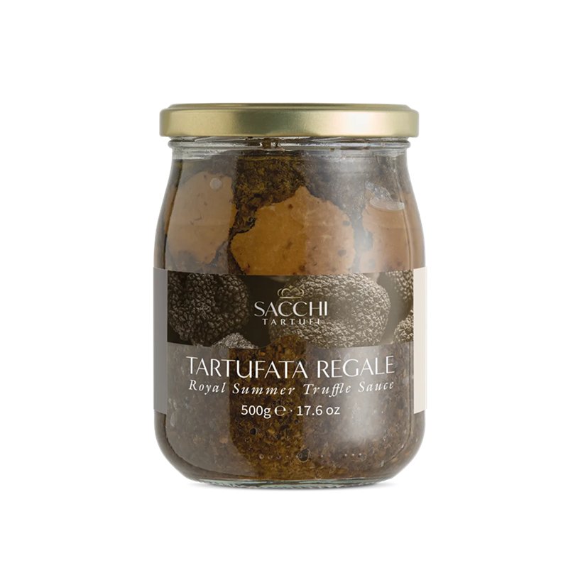 Sos truflowy 10 % z plasterkami trufli, 500 g / Sacchi Tartufi