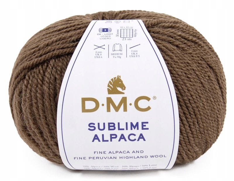 wełna DMC SUBLIME ALPACA kol. 110 / czekoladowy