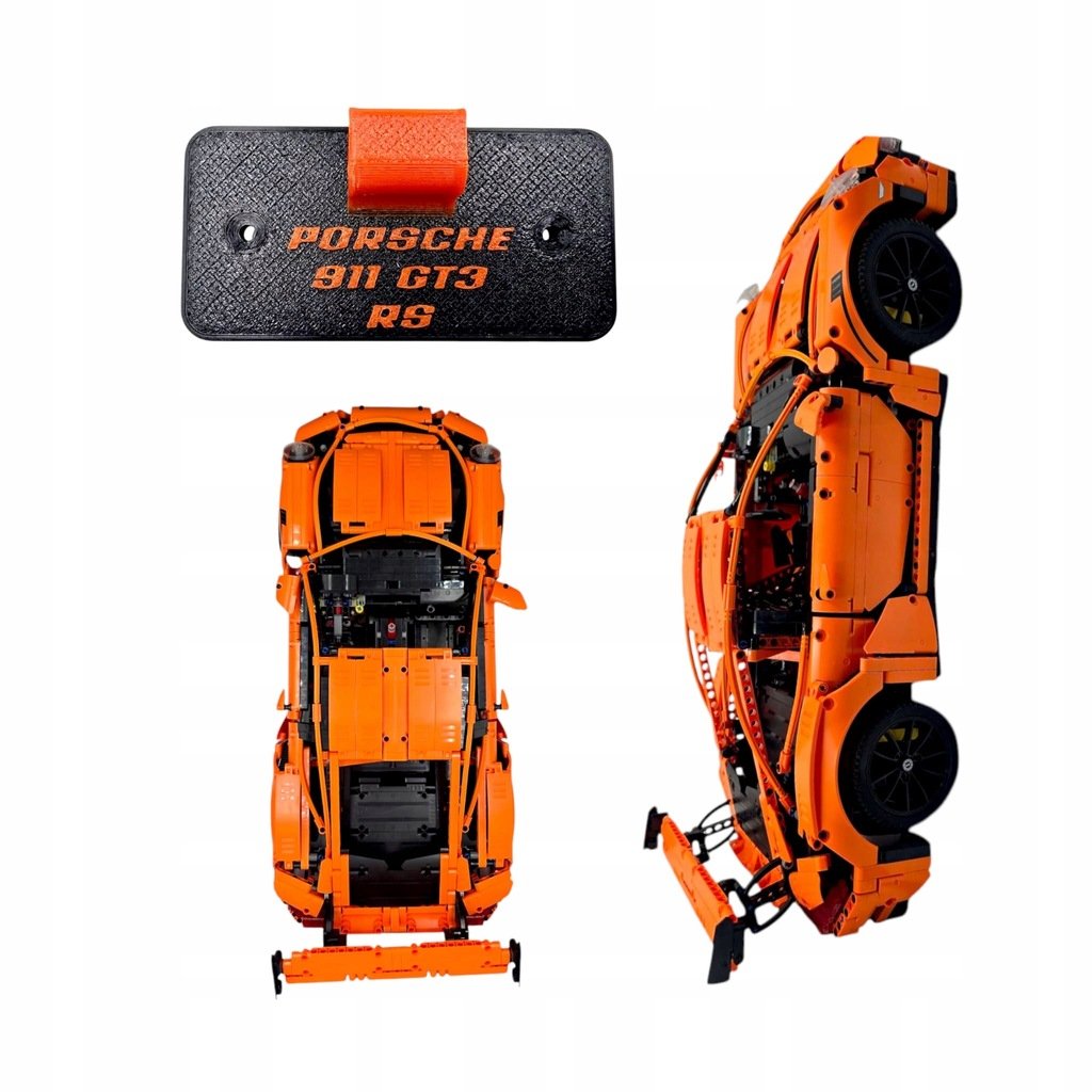WIESZAK UCHWYT NA LEGO 42056 PORSCHE 911 GT3 RS STABILNY WYTRZYMAŁY
