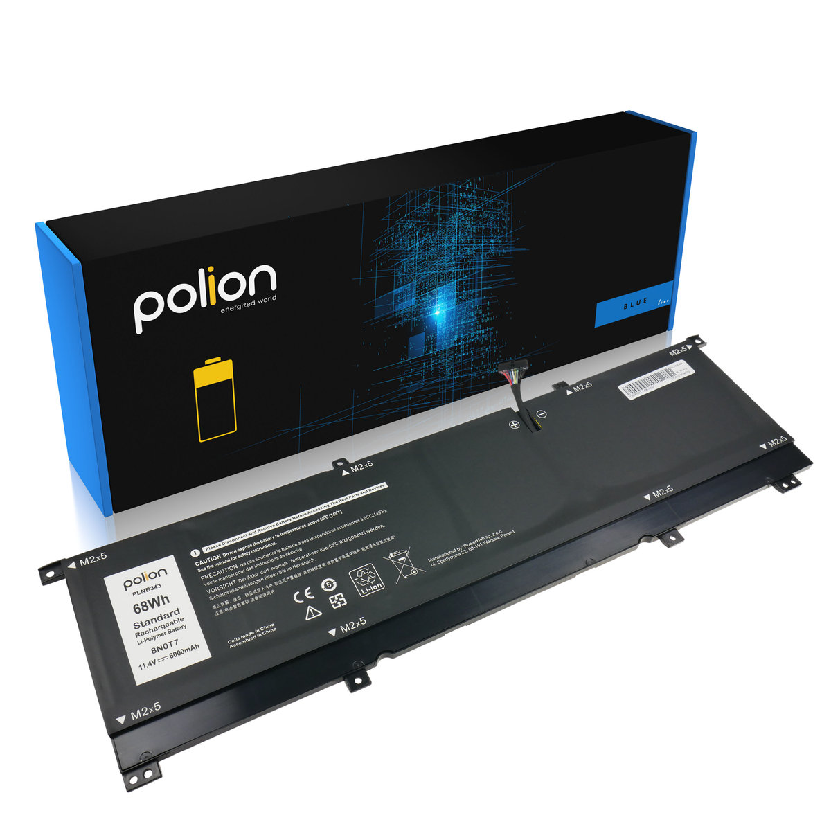 Bateria 8N0T7 0Tmfyt Do Dell Precision 5530 2-In-1 Xps 15 9575