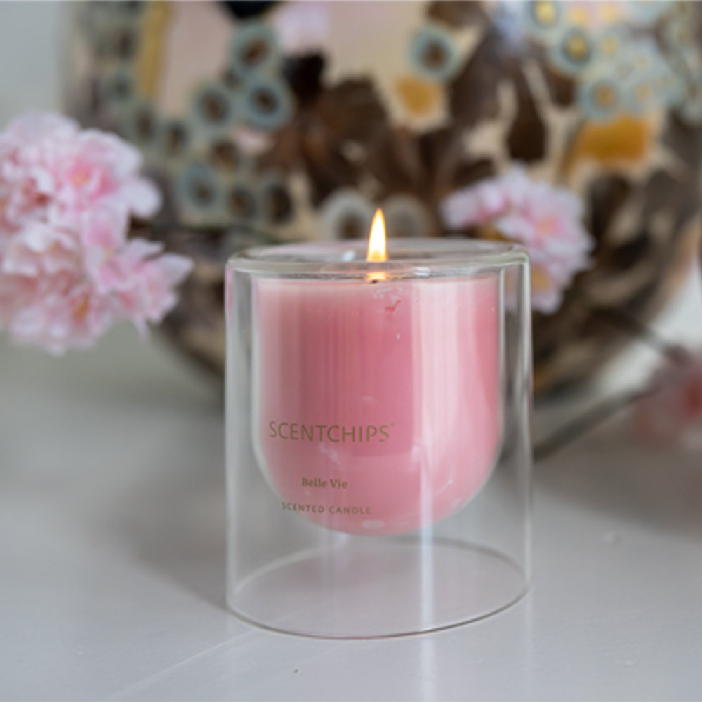 Świeca w szkle dwuwarstwowym Belle Vie