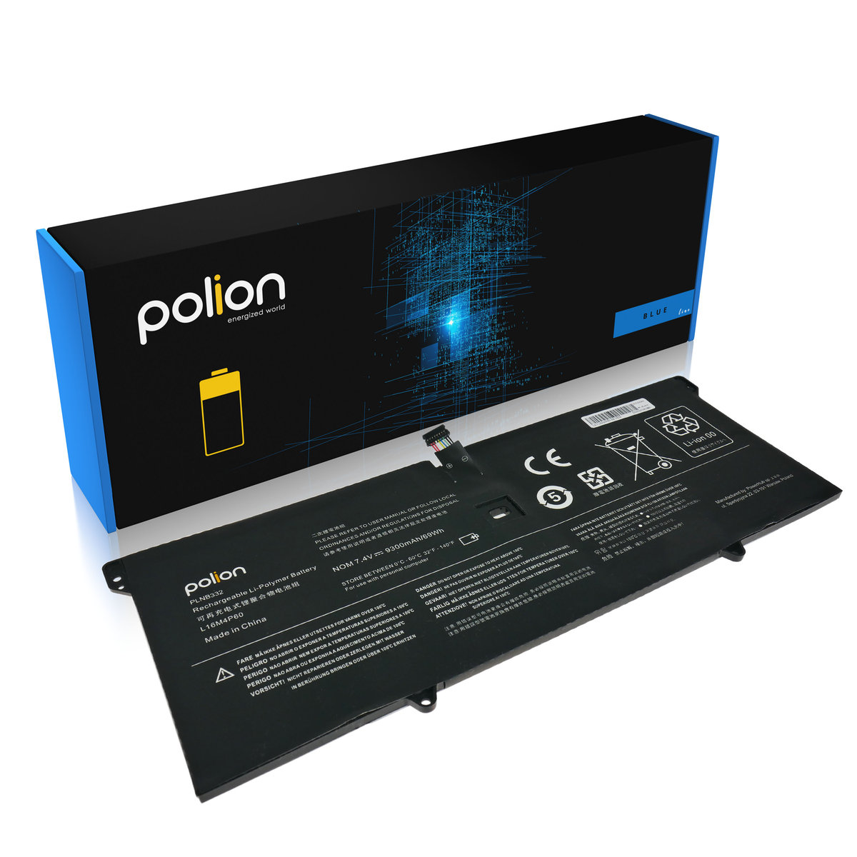 Bateria L16M4P60 Do Lenovo Yoga 920 9300Mah