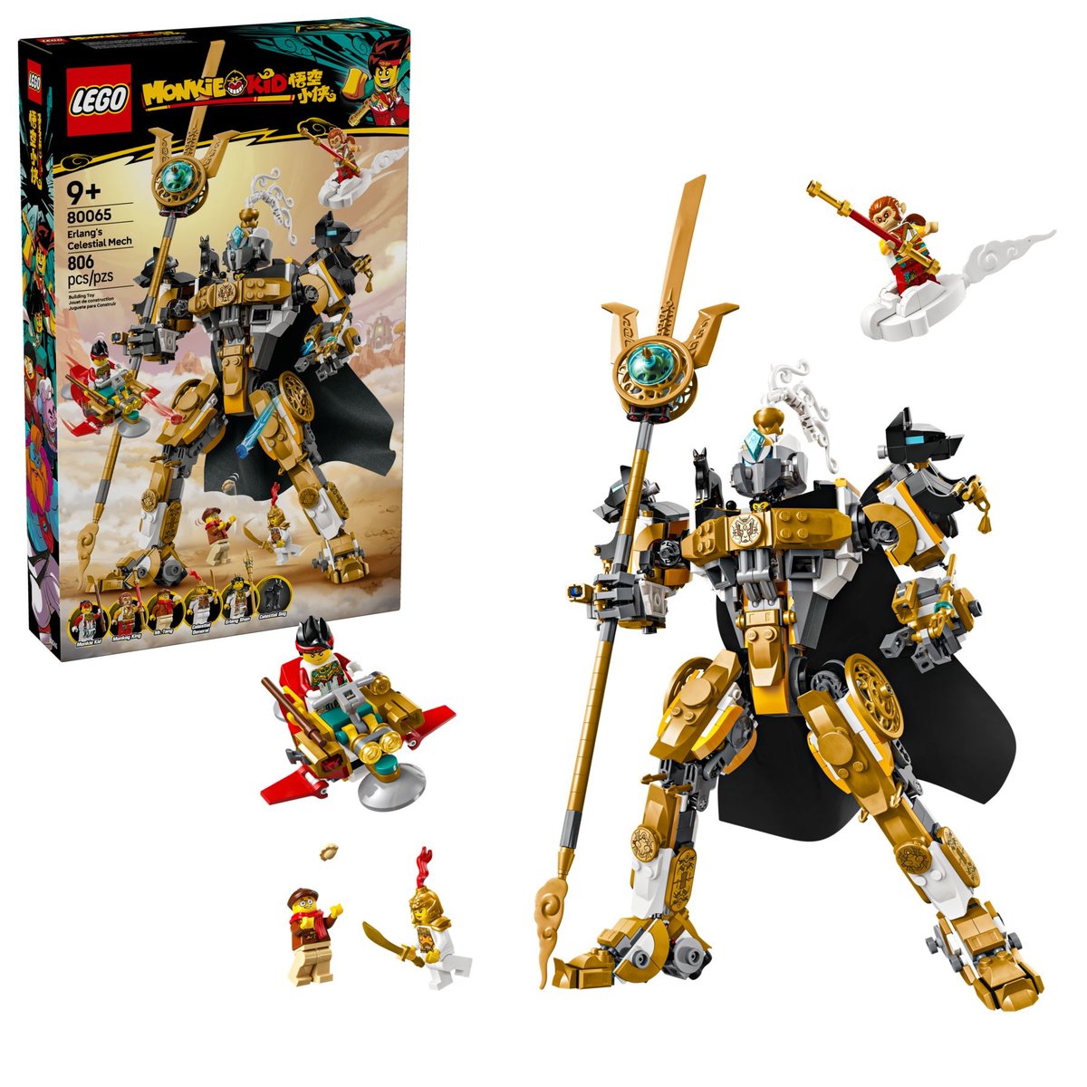 LEGO® 80065 Monkie Kid - Niebiański mech Erlanga