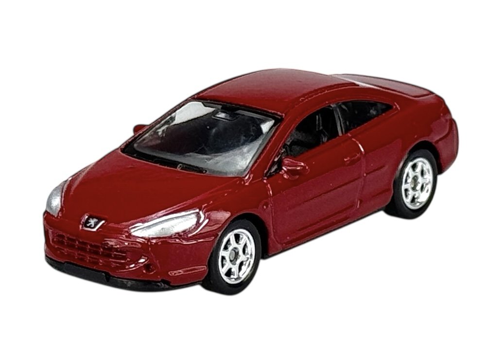 Welly Peugeot 407 Coupe Czerwony 1:60 Samochód Nowy Metalowy Model