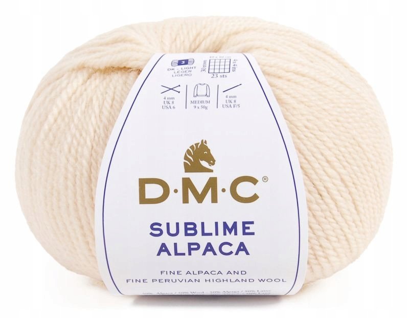 wełna DMC SUBLIME ALPACA kol.103 / kremowy