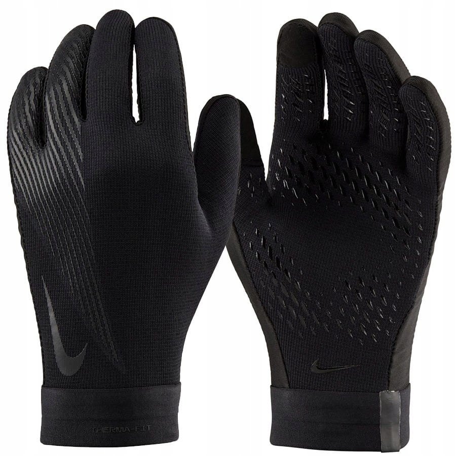 Rękawiczki piłkarskie Nike Therma Fit Academy HF0546-010 - CZARNY, XL