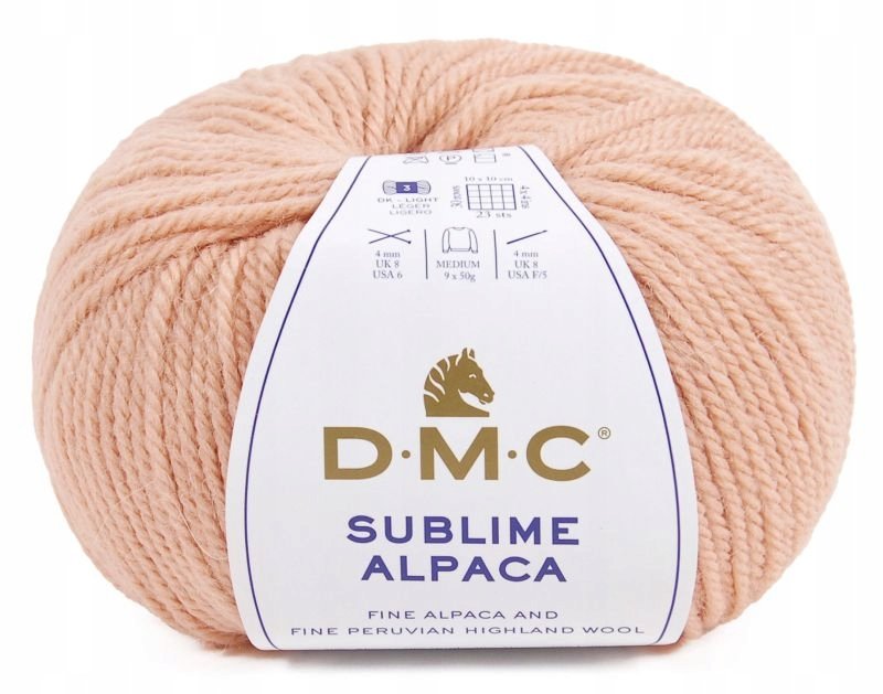 wełna DMC SUBLIME ALPACA kol. 411 / pudrowy