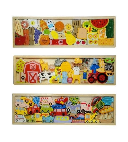 Puzzle Drewniane Mix