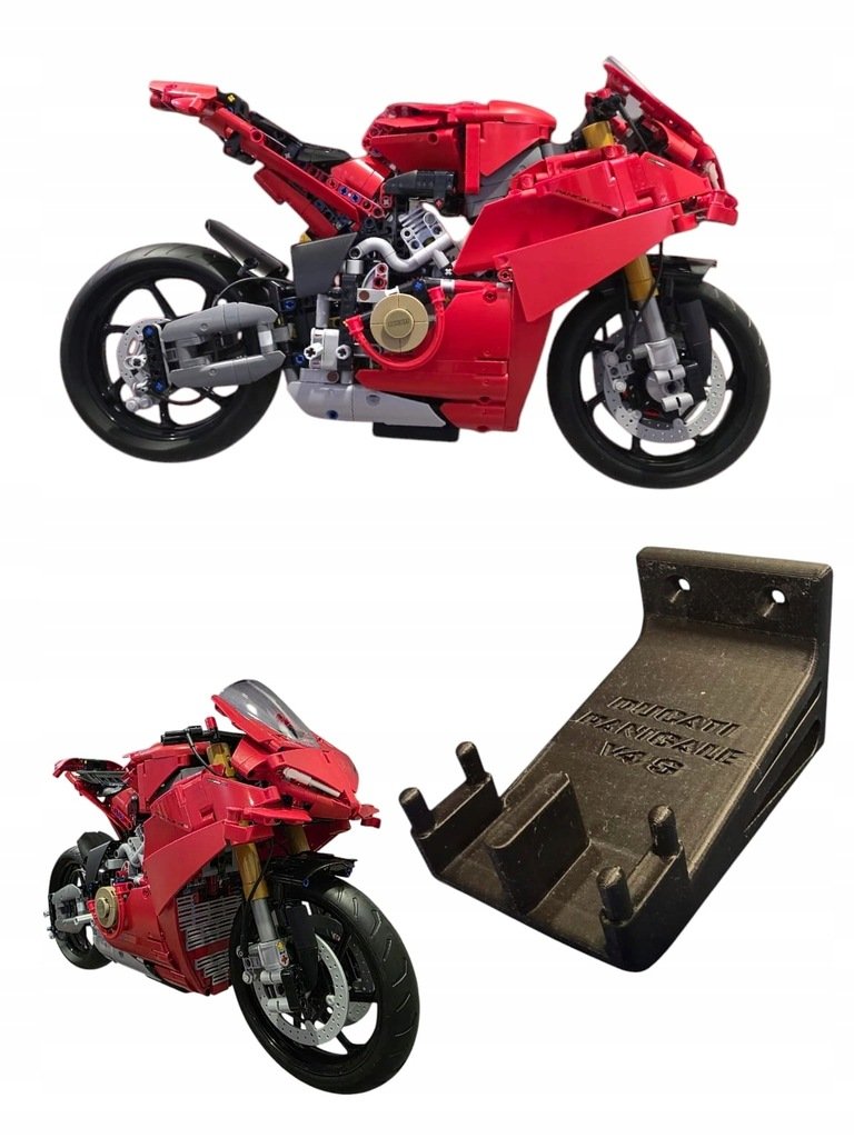 WIESZAK UCHWYT NA LEGO 42202 DUCATI PANIGALE V4 S STABILNY WYTRZYMAŁY