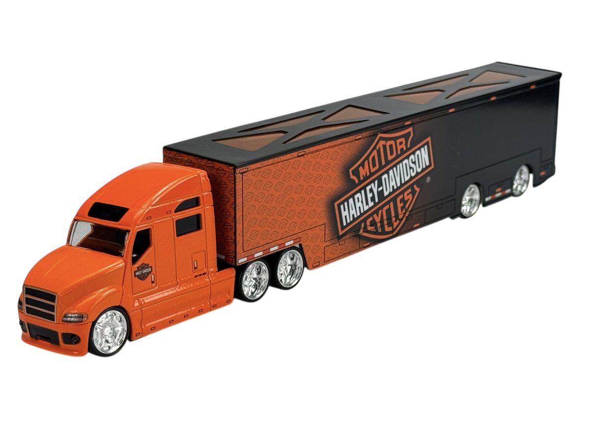 MAISTO CIĘŻARÓWKA HARLEY-DAVIDSON POMARAŃCZOWY 1:64 11516