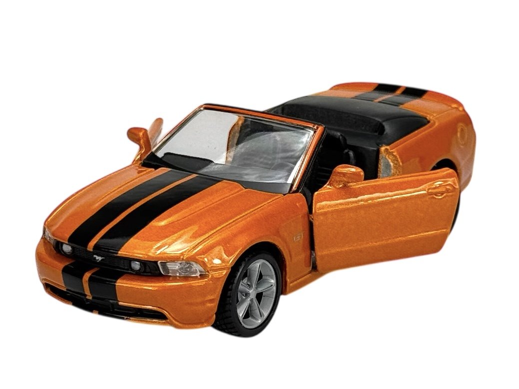 MAISTO 2010 FORD MUSTANG GT POMARAŃCZOWY Z NAPĘDEM 1:41 21001