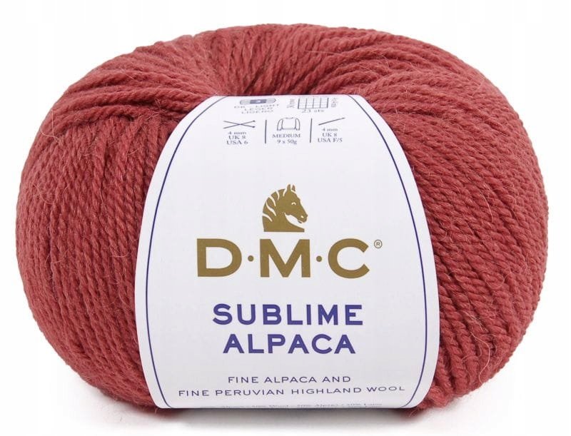wełna DMC SUBLIME ALPACA kol. 512 / rudy