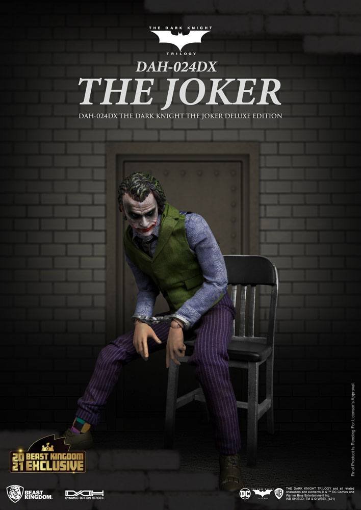 Figurka Batman The Dark Knight Dynamic 8ction Heroes 1/9 The Joker (Deluxe Version)