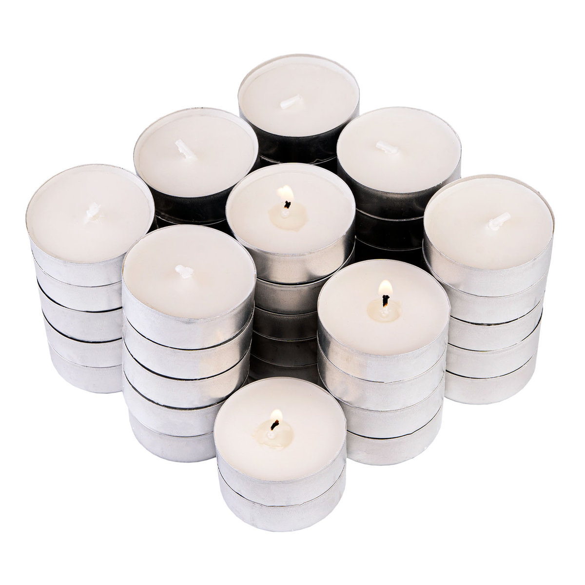 PODGRZEWACZE TEALIGHT ŚWIECZKI BEZZAPACHOWE 100SZT