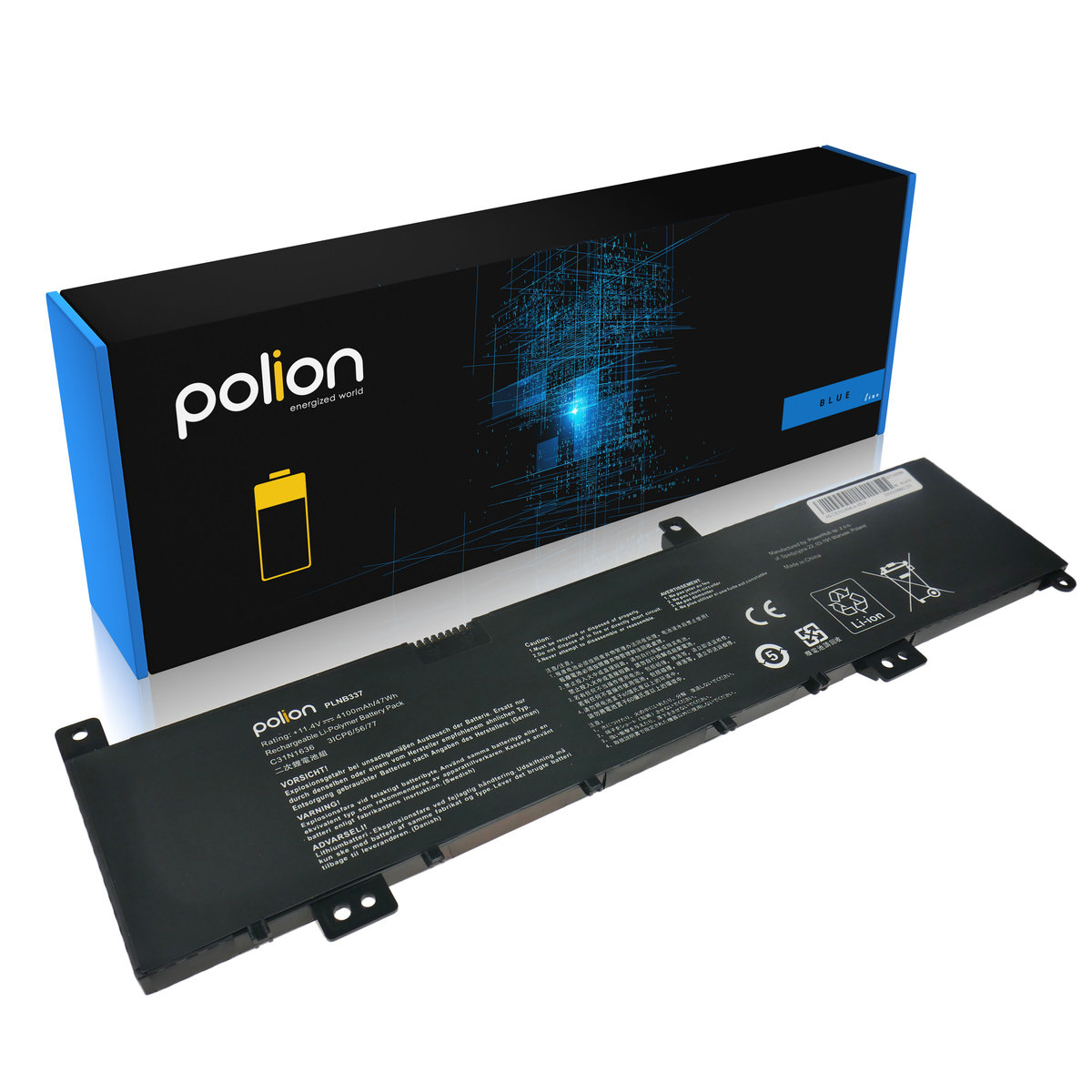 Bateria C31N1636 Do Asus N580Vd N580Vn Nx580V X580V X580Vn