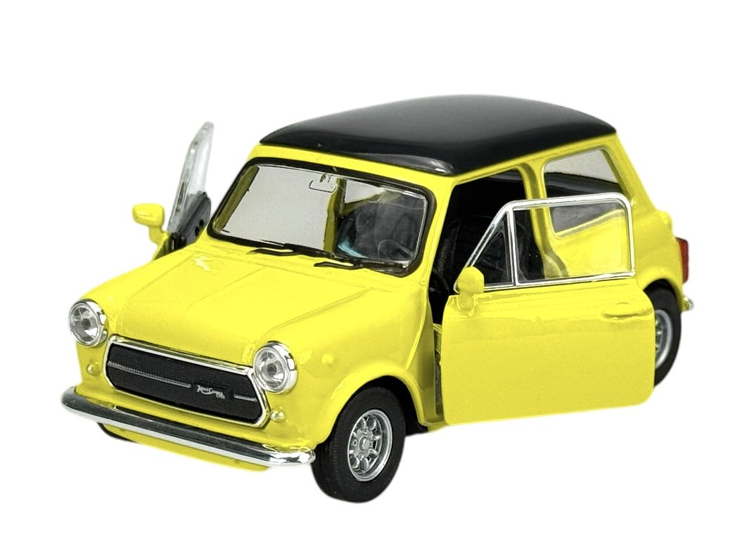 WELLY MINI COOPER 1300 ŻÓŁTY 1:34 SAMOCHÓD NOWY METALOWY MODEL