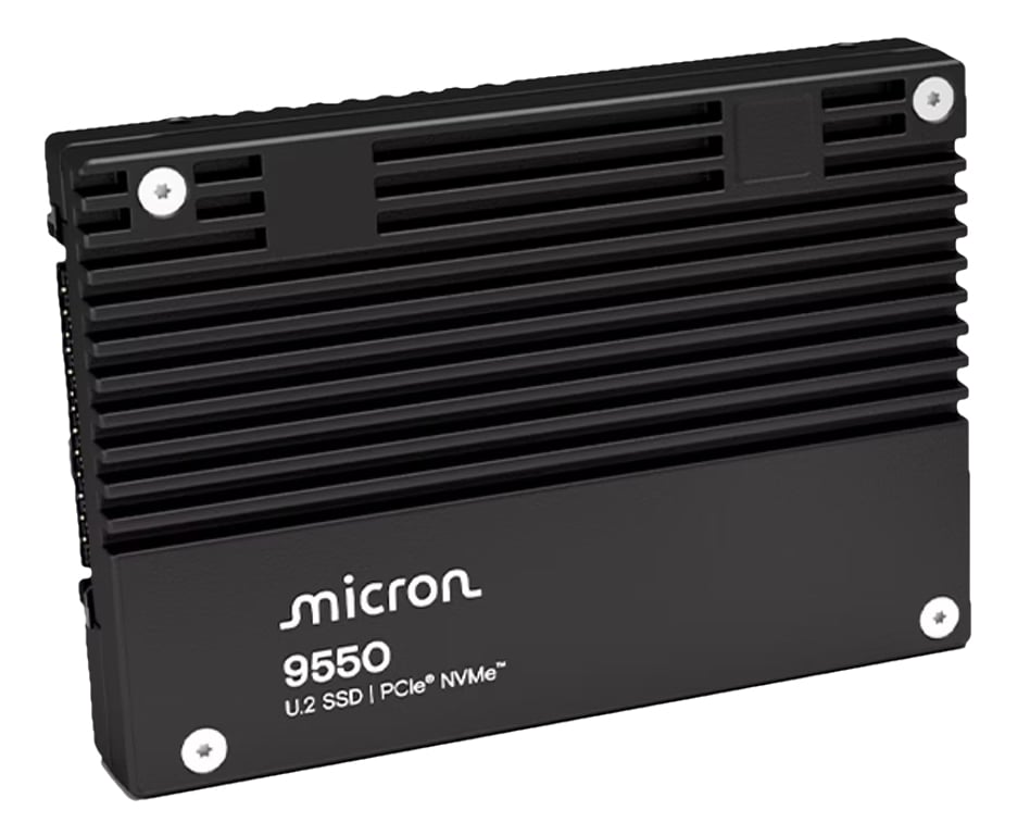 Micron 9550 MAX 12,8 TB U.2 PCI Express 5.0 NVMe 3D TLC NAND MTFDLAL12T8THB-1BK1DABYYR MTFDLAL12T8THB-1BK1DABYYR