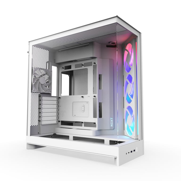 NZXT H9 Flow RGB Midi Tower Biały CM-H92FW-R1