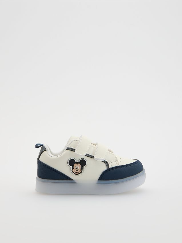 Reserved - Buty Mickey Mouse - złamana biel