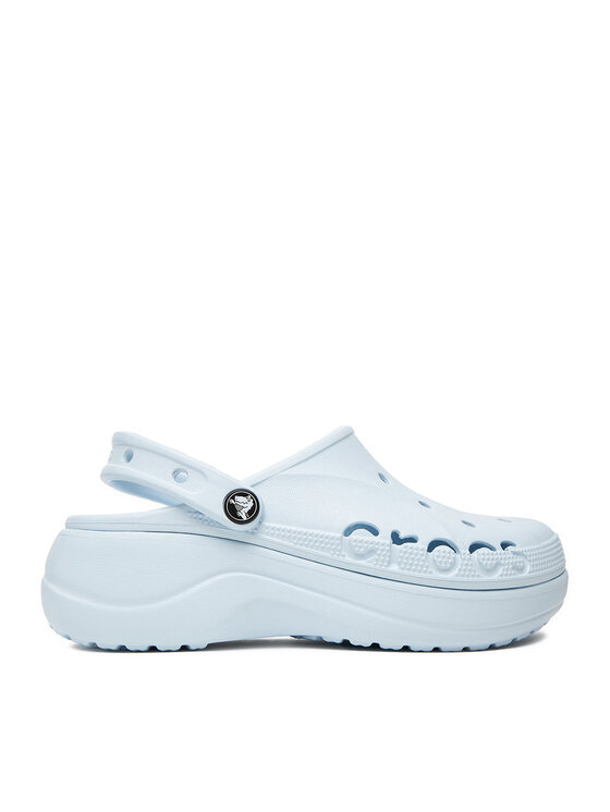 Crocs Klapki C-BAYA PLATFORM CLOG 208186-4JQ Niebieski